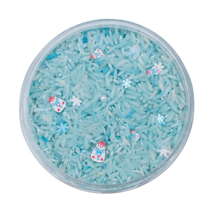 Leukmetletters - Sensorikspielzeug Play Rice 400g Wintermischung