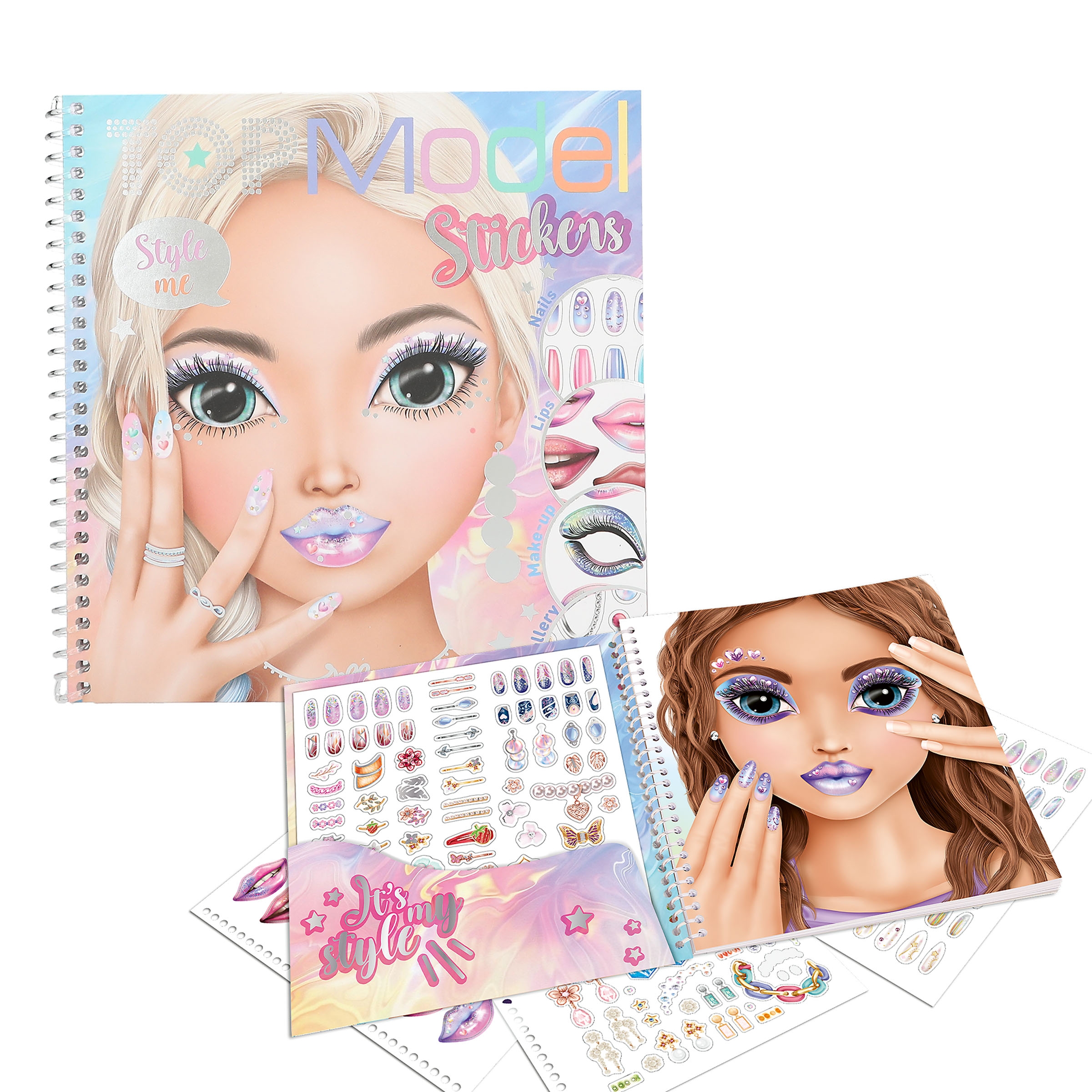 TOPModel - Stickerbuch Dress Me up Face