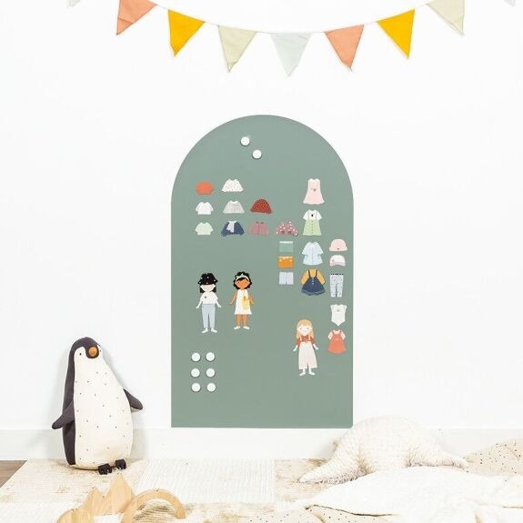 4466882-47e0022485832e Ferflex - Magnettafel Bogen mint 100 x 58 cm