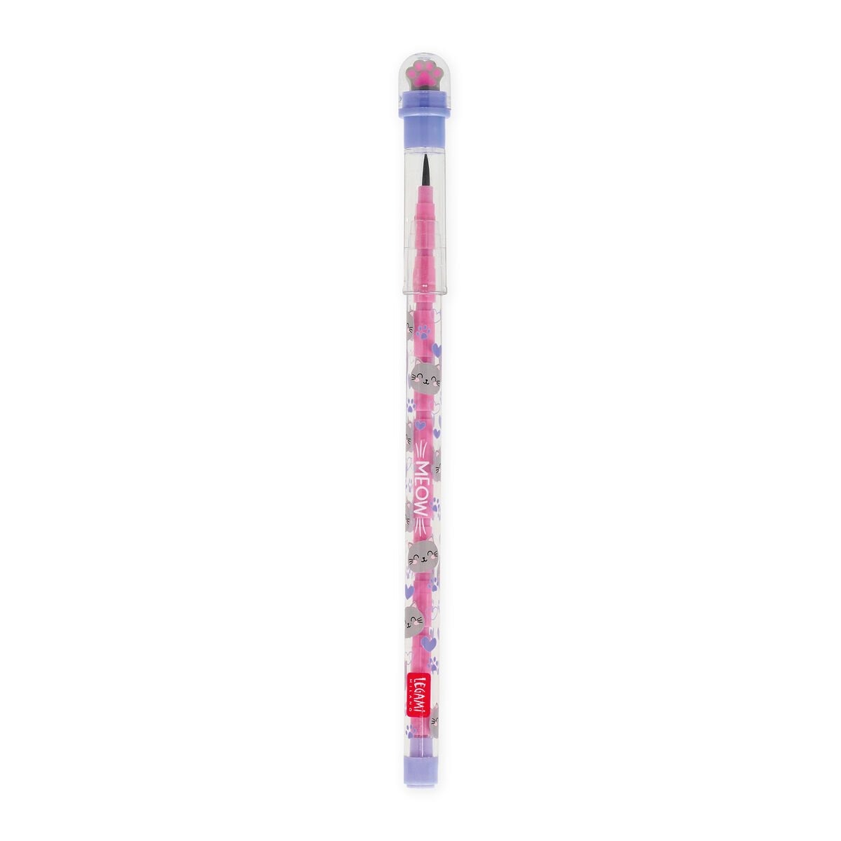 Legami - Stapelbarer Kitty Bleistift mit Radiergummi - Take a Tip