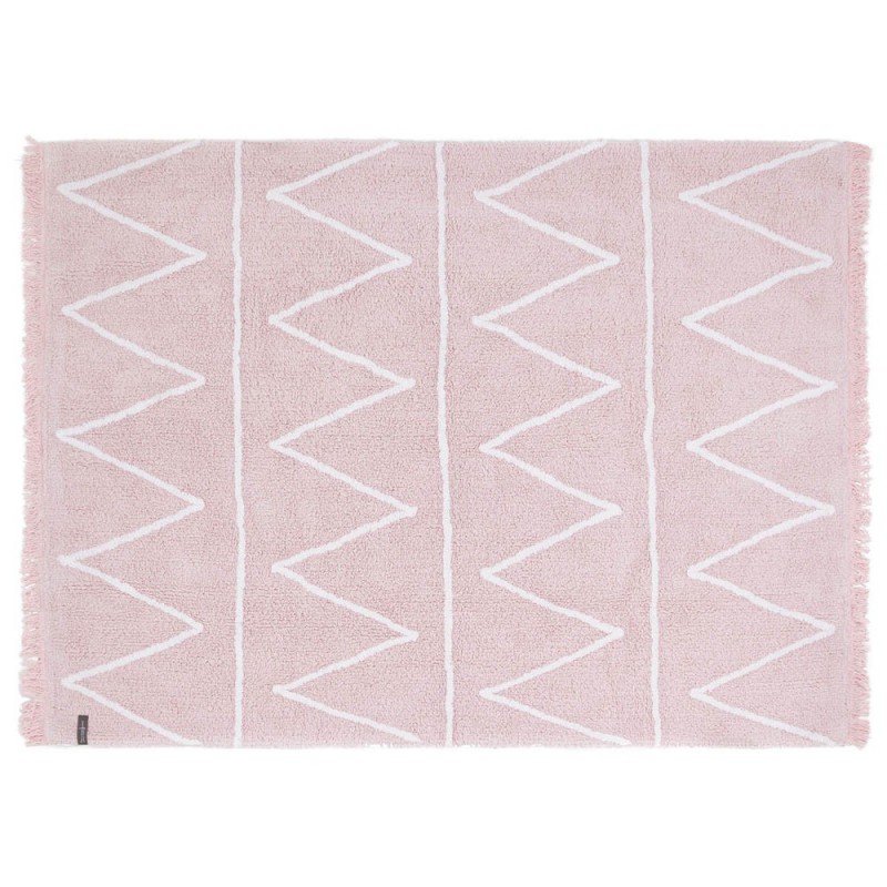 tempwashable-rug-hippy-pink Lorena Canals - Teppich "Hippy" Pink 120 x 160