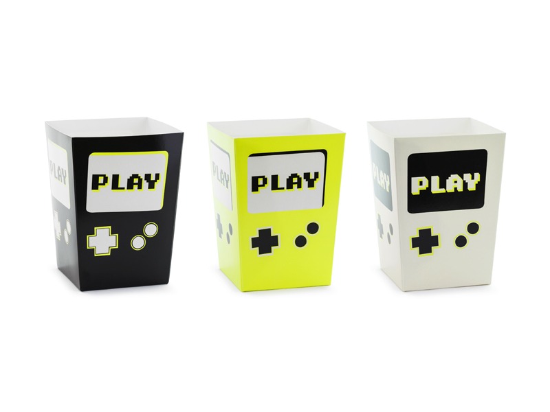 PartyDeco - Popcornboxen Gamer 6 St.