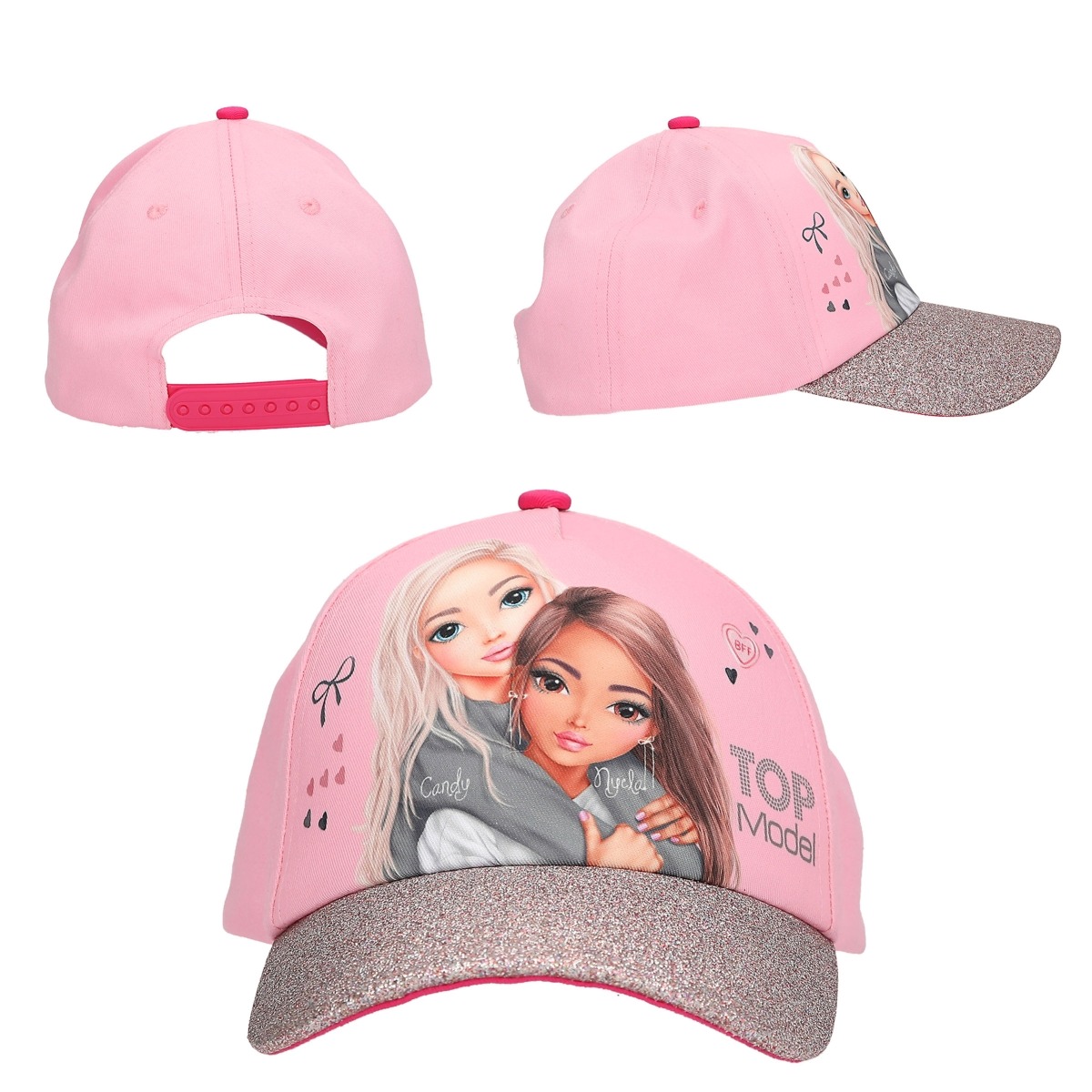 TOPModel - Bedruckte Cap mit Glitzer MY BFF