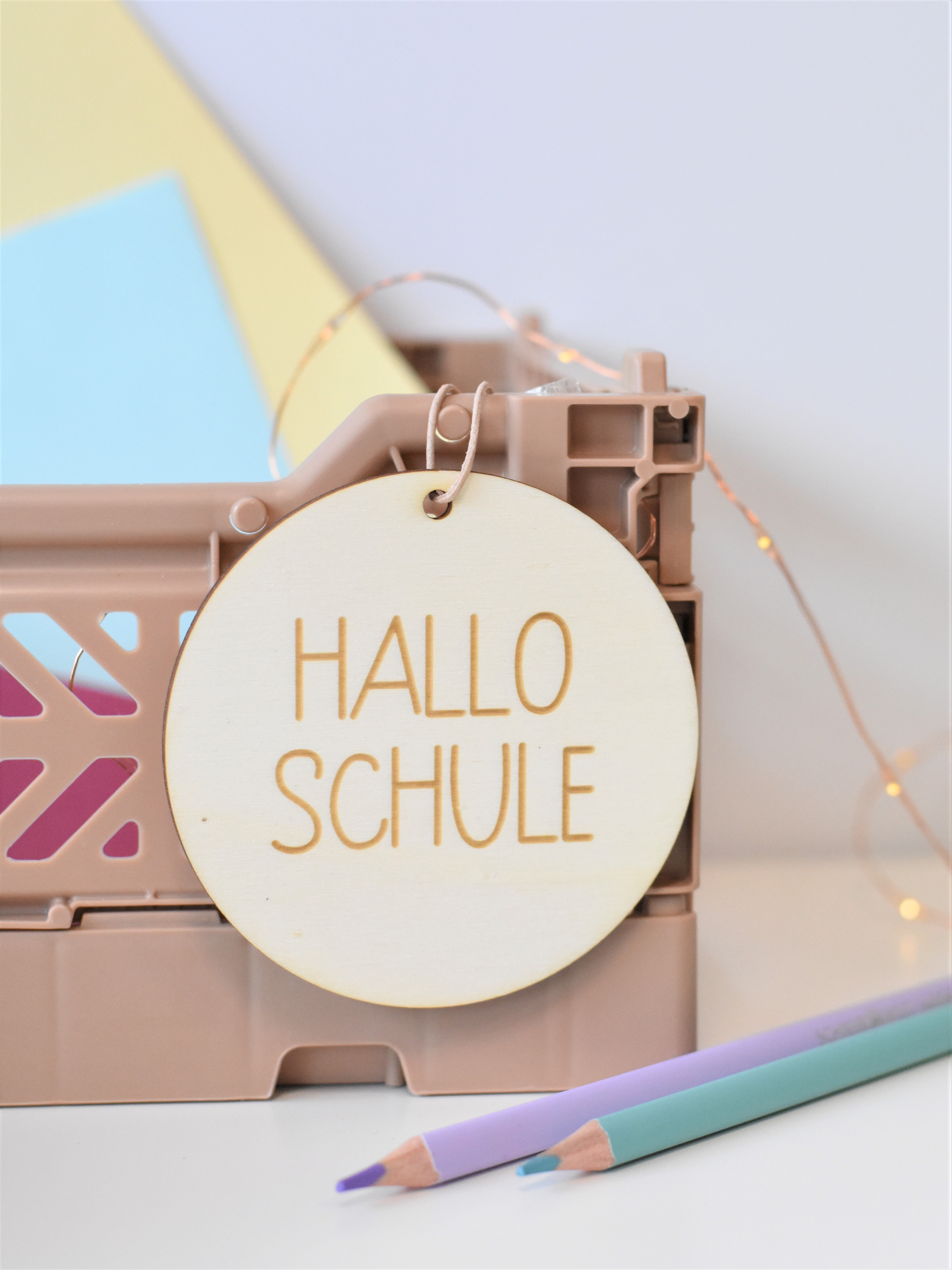 Invy Design - Anhänger ''Hallo Schule''