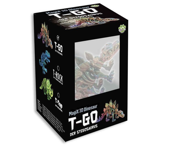 Triton-X - Fidget: T-GO 3D-Dino Stegosaurus Triton-X - Fidget: T-GO 3D-Dino Stegosaurus