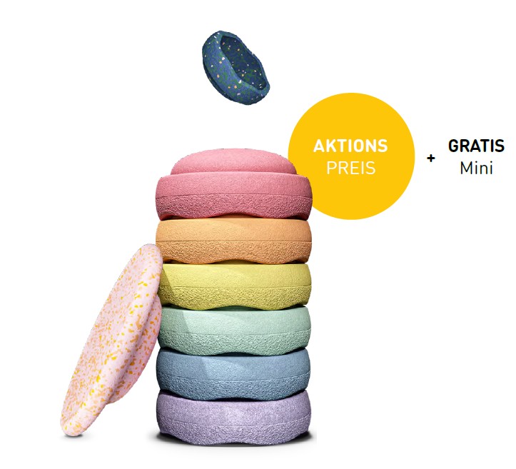 Stapelstein - Spring Special Rainbow Set pastel