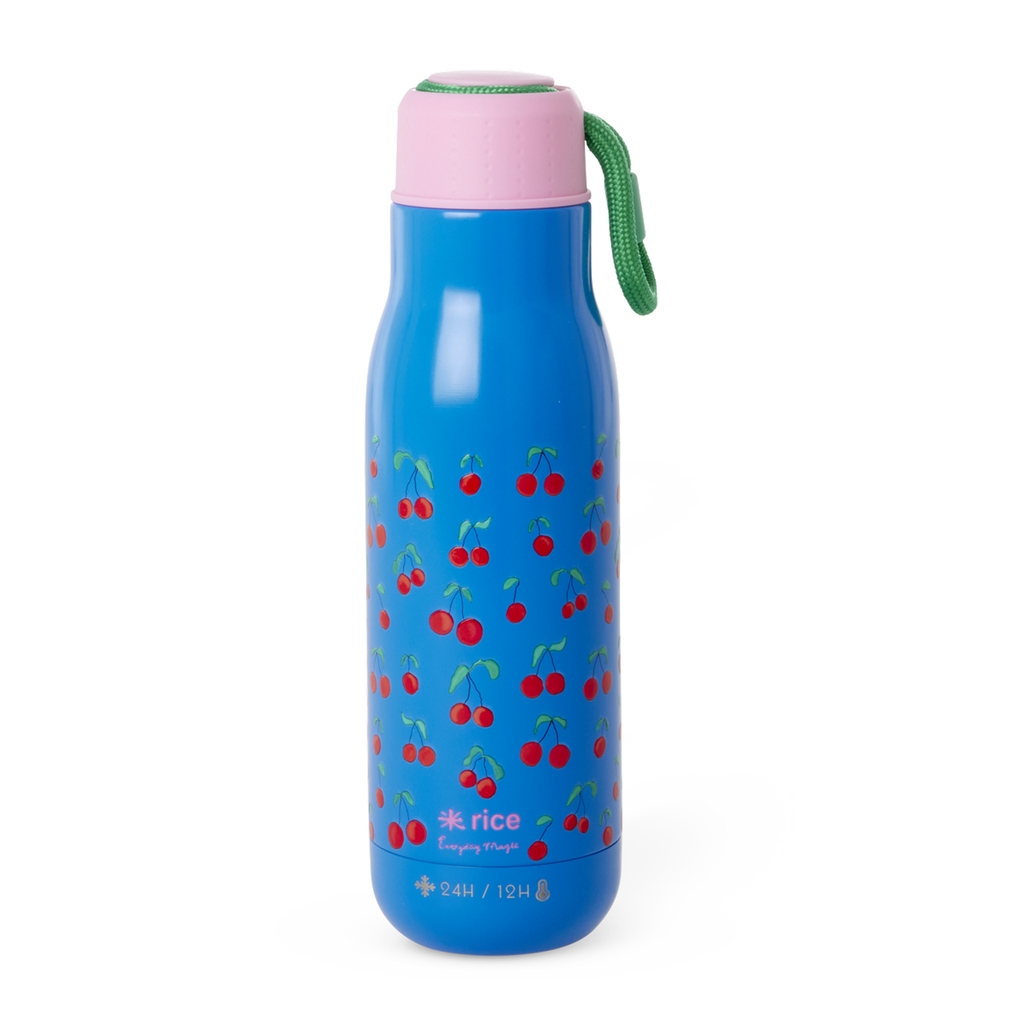 RICE - Thermo-Flasche Blau Cherry