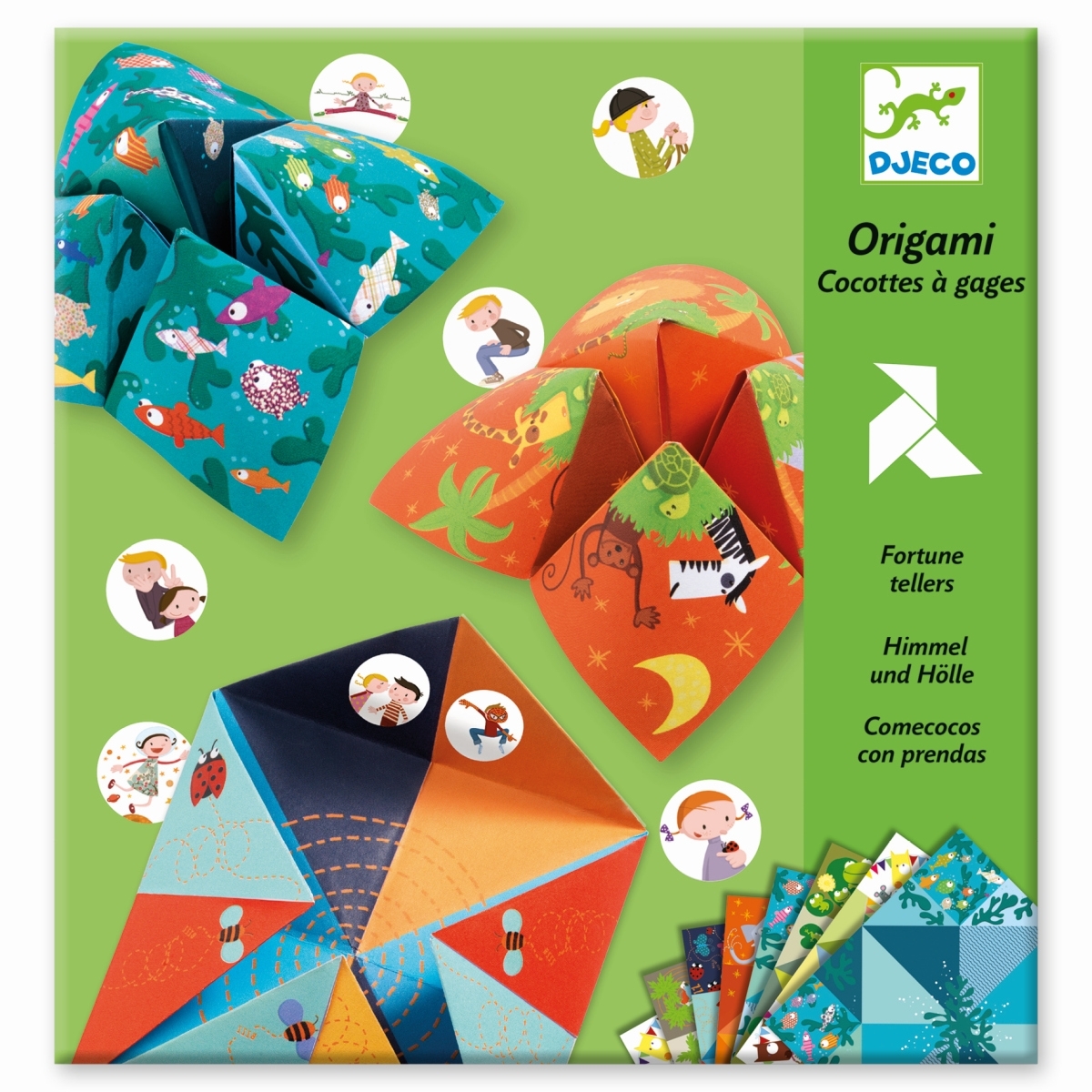 Djeco - Origami: Himmel und Hölle Tiere