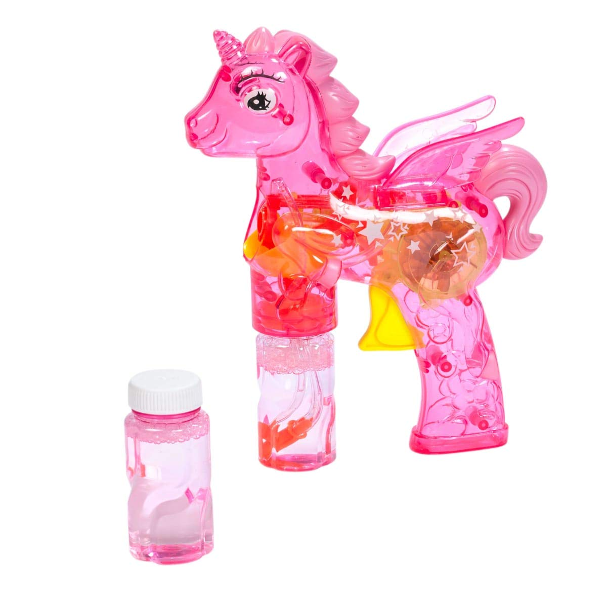 4790-P-Fun-Trading-Seifenblasenpistole-Einhorn-produktbild Fun Trading - Seifenblasenpistole "Einhorn" pink mit LED Licht