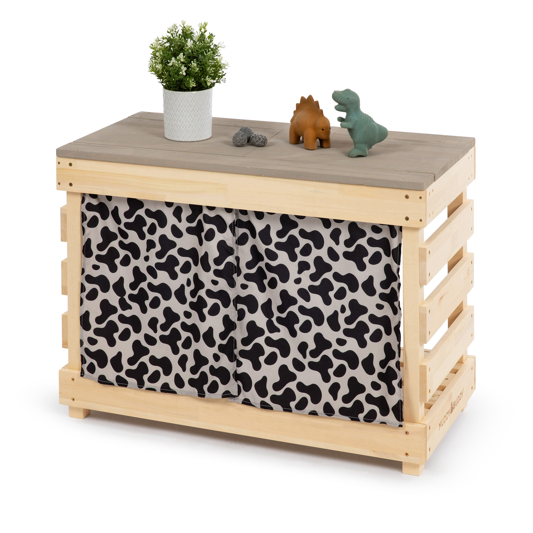 muddy-buddy_matschkueche_little_leo_grau-2 MUDDY BUDDY ® - Matschtisch "Little Leo" natur warmgrau
