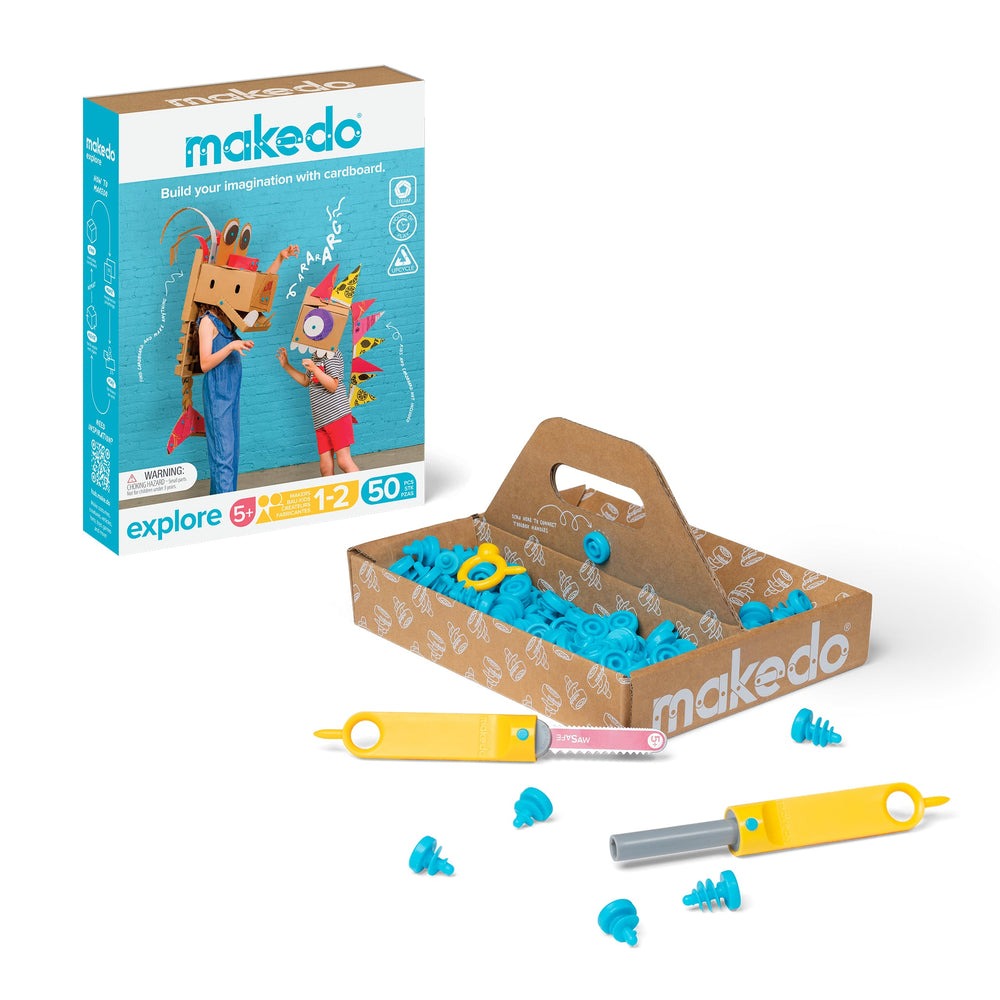 makedo - Explore Kit: Karton-Bauset klein