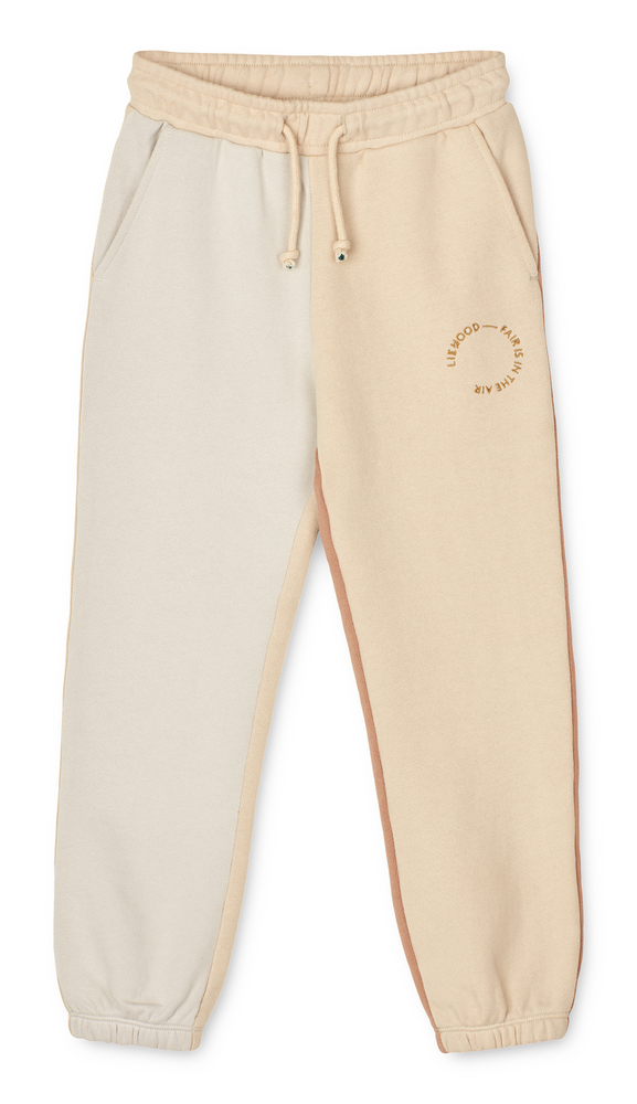 Inga-colourblock-sweatpants_LW17334_1187_Tuscany-rose_Apple-blossom_Sandy_1-23_1 Liewood - Sweathose Inga Colourblock Tuscany rose mix
