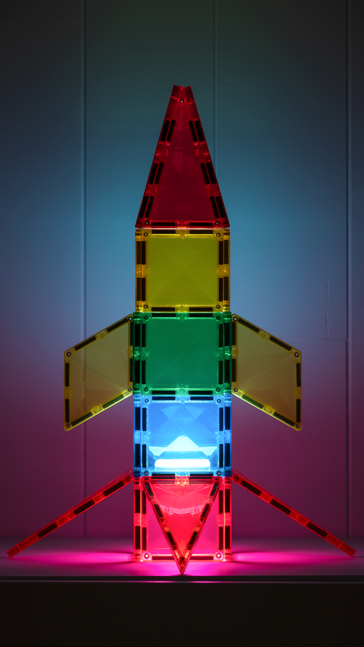 connetix - Magnetbausteine Light Rocket Pack 30-tlg.