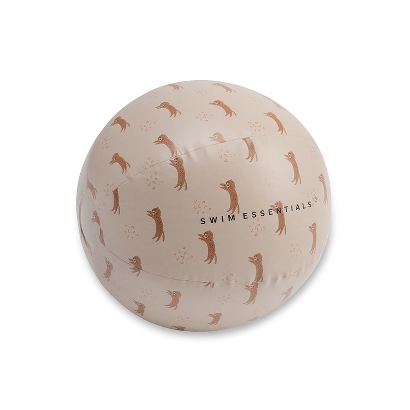 Swim Essentials - Beachball 51 cm: Brown Leopard