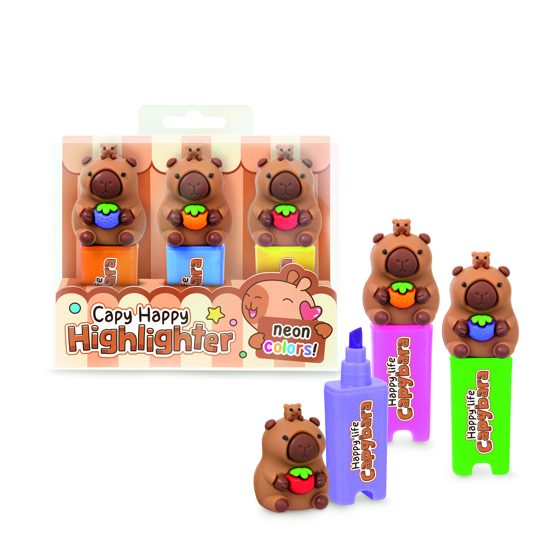 Trendhaus - Happy Life Capybara Highlighter