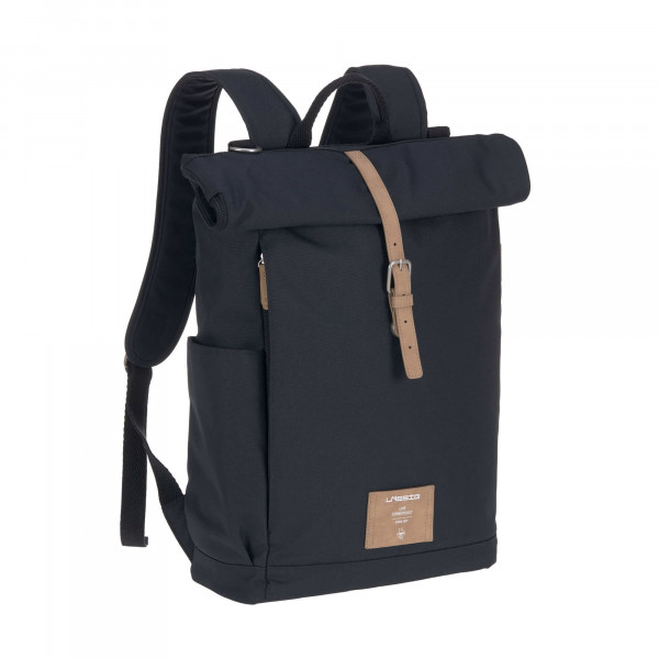 LÄSSIG - Wickelrucksack - Green Label Cotton Night Blue