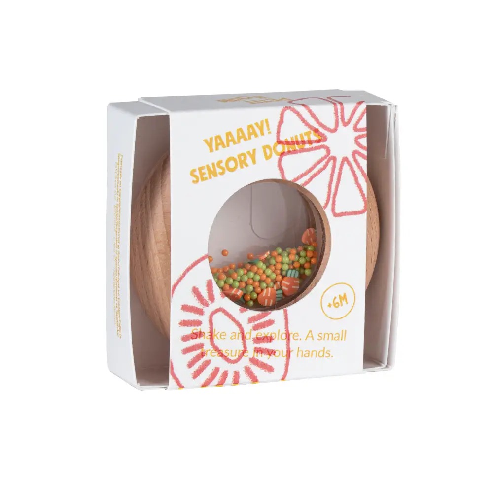 PETIT BOUM - Sensorikspielzeug "Donut Carrots" PETIT BOUM - Sensorikspielzeug "Donut Carrots"