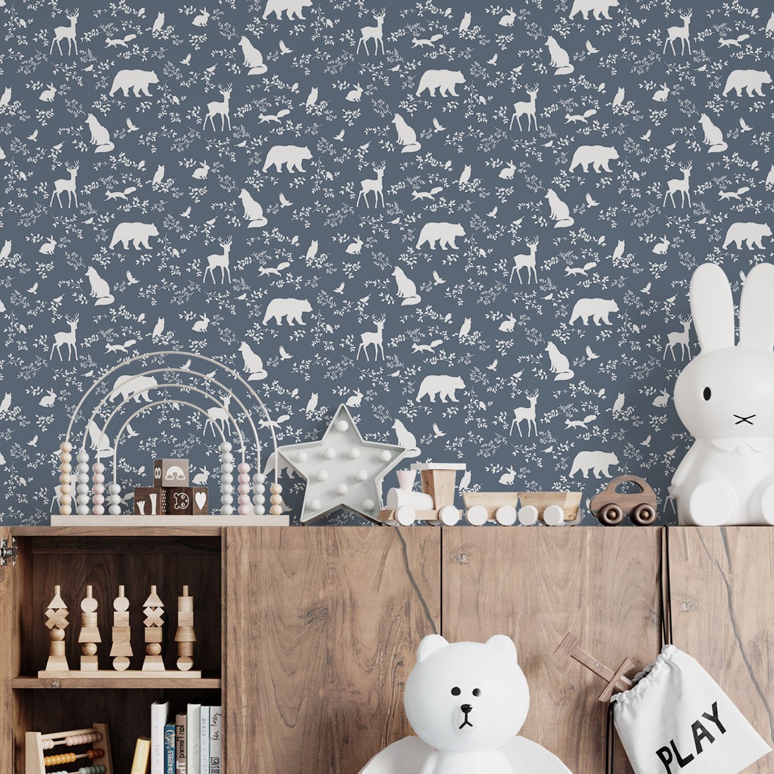 tapeta-forest-animals-blue-04