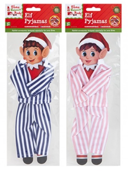 Triton-X - ELVES BEHAVIN´ BADLY ELF Outfit Pyjama gestreift 