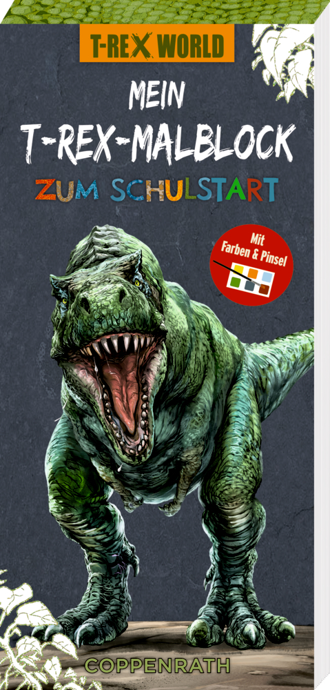 Spiegelburg - T-Rex Malblock zum Schulstart