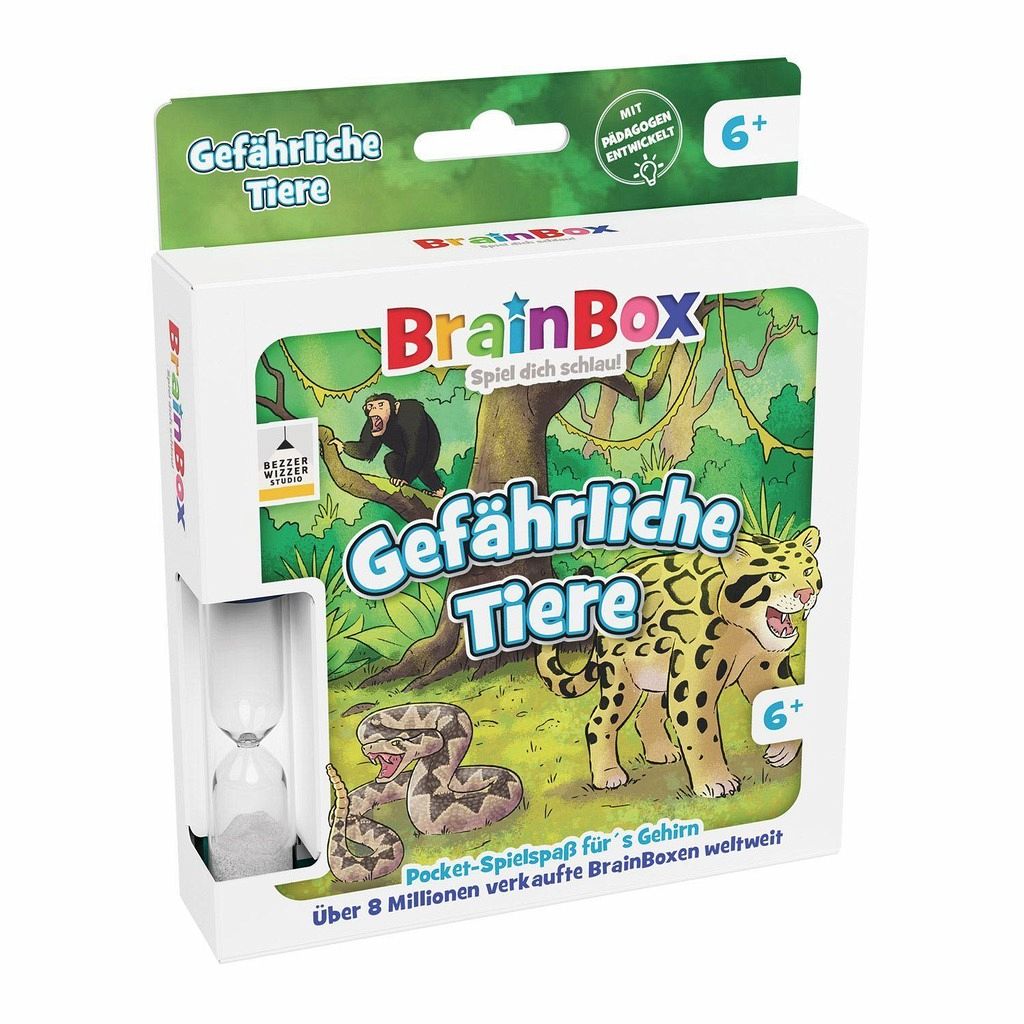 BrainBox - Lernspiel: Pocket Gefährliche Tiere