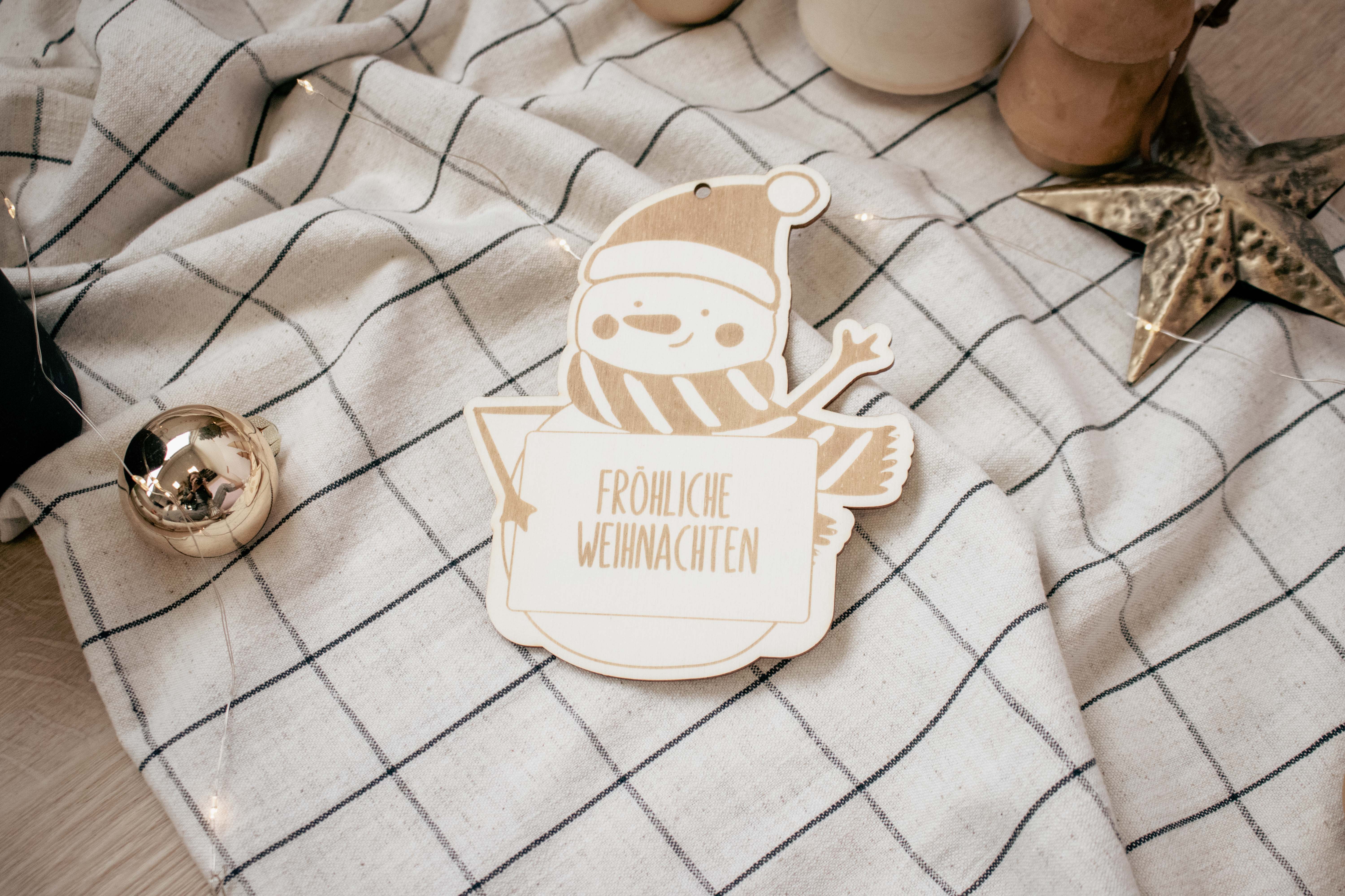 Invy Design - Gutscheinhalterung "Schneemann"