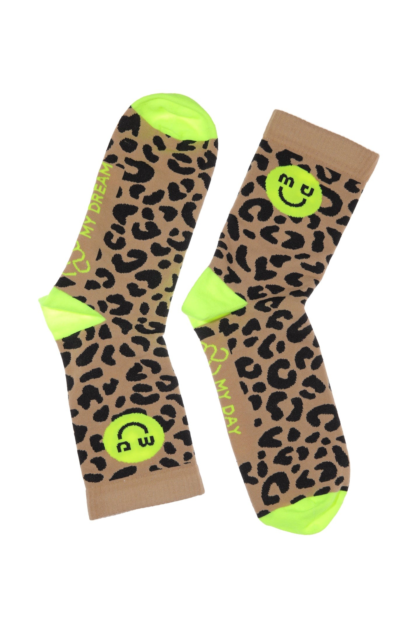 My day My dream - Socken Erwachsene Neon Leo