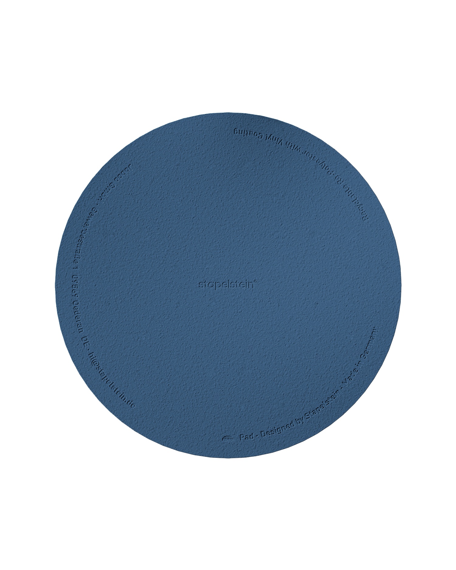 Stapelstein - Pad: Komfort-Auflage & Sitzkissen Dunkelblau