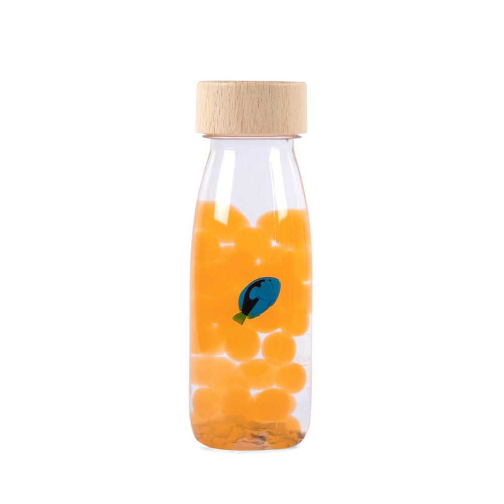 PETIT BOUM - Sensorikspielzeug "Sound Bottle Blue Tang"