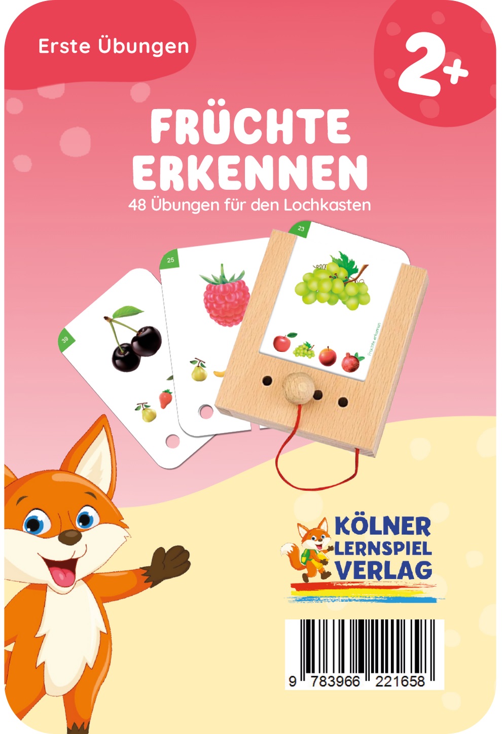 Kölner Lernspielverlag - Kartensatz Erste Übungen Früchte erkennen ab 2