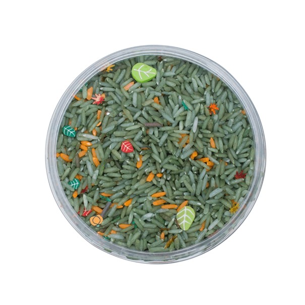 Leukmetletters - Sensorikspielzeug Play Rice 400g Waldmischung