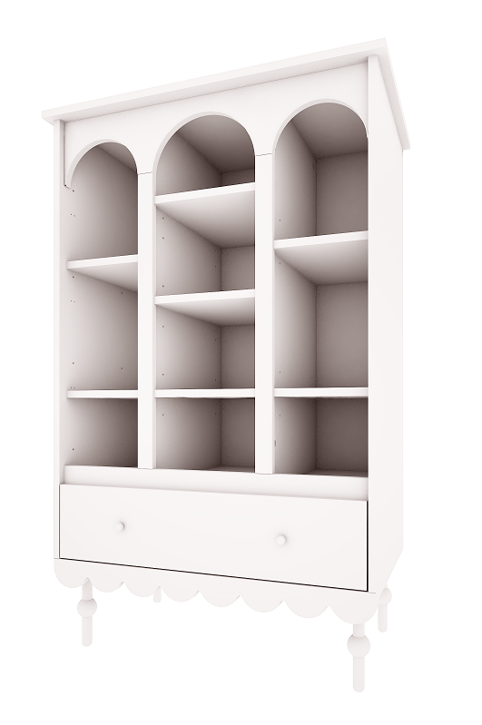 rega-babushka-bookshelf Wood Luck - Bücherregal Babushka off-white