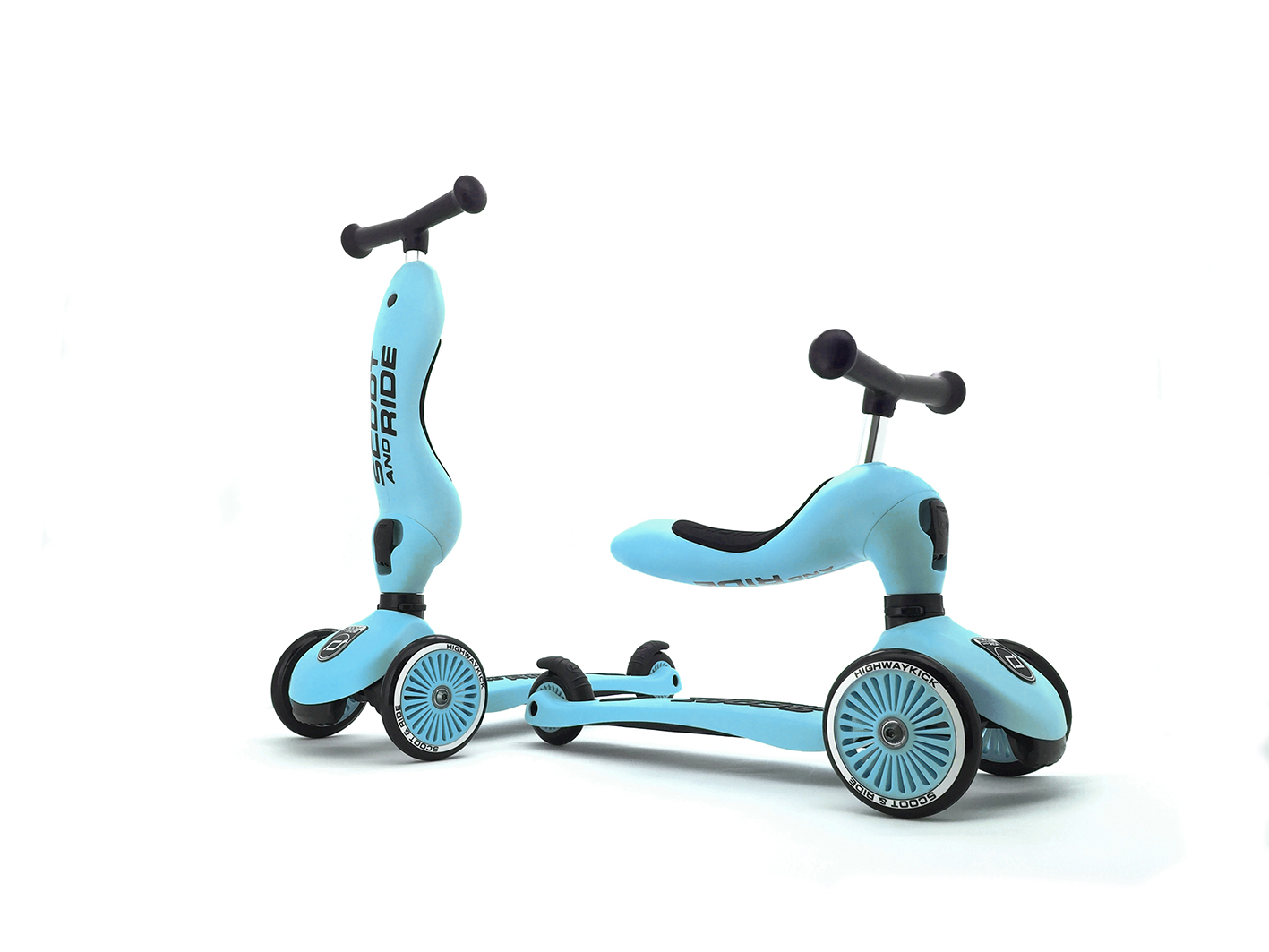 Scoot & Ride - Laufrad/Scooter Highwaykick 1 blueberry