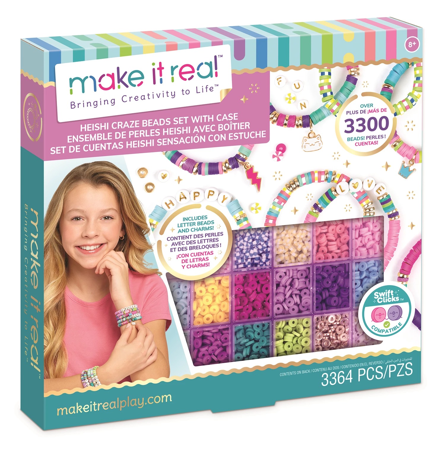 make it real - Heishi Perlen mit Aufbewahrungsbox