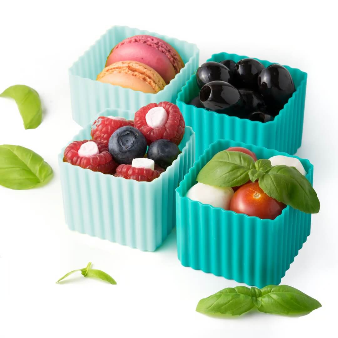 LEKKABOX - Bento Förmchen 4er Set Ocean LEKKABOX - Bento Förmchen 4er Set Ocean