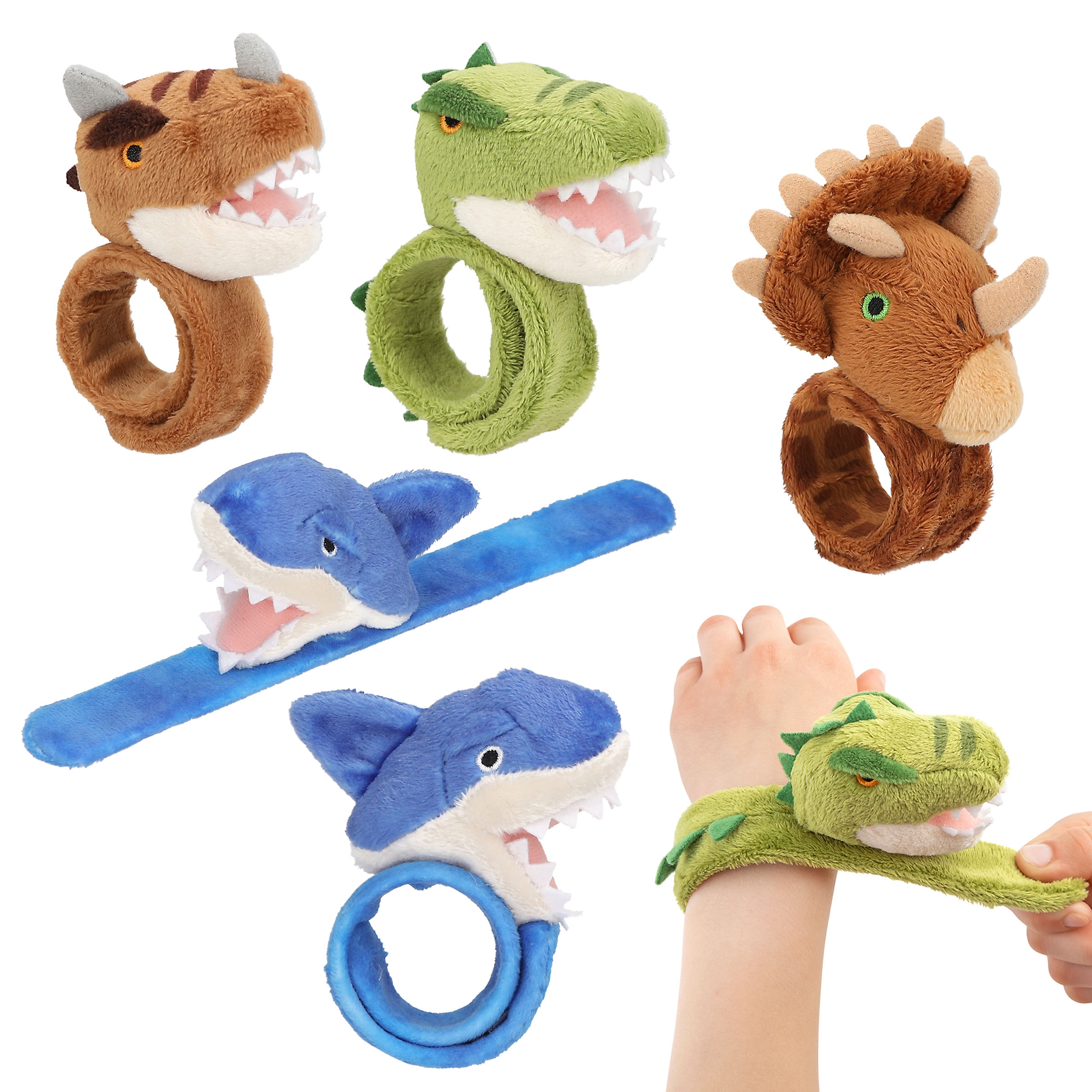 DINO WORLD - Schnapparmband Plüsch