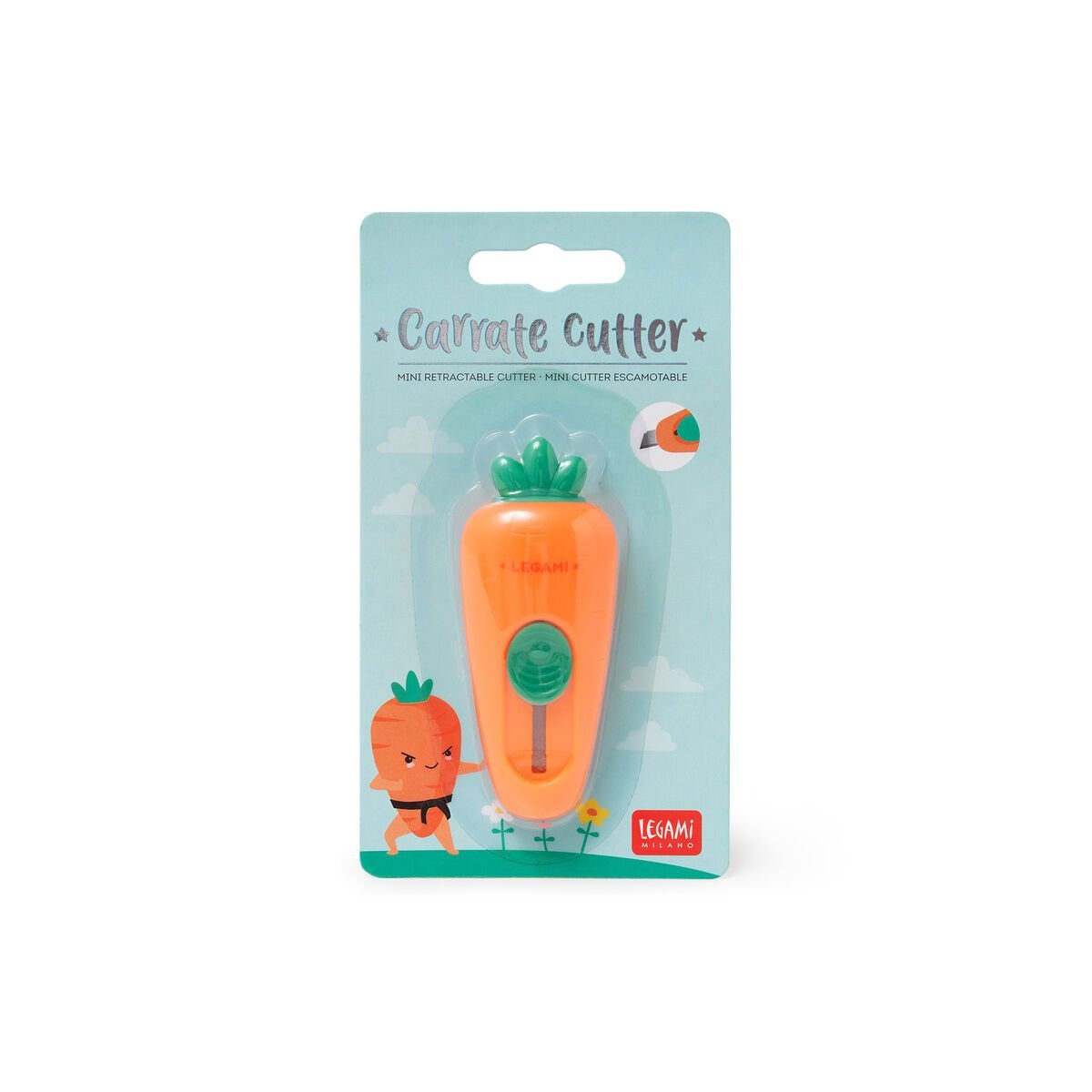 Legami - Mini-Cuttermesser Karotte