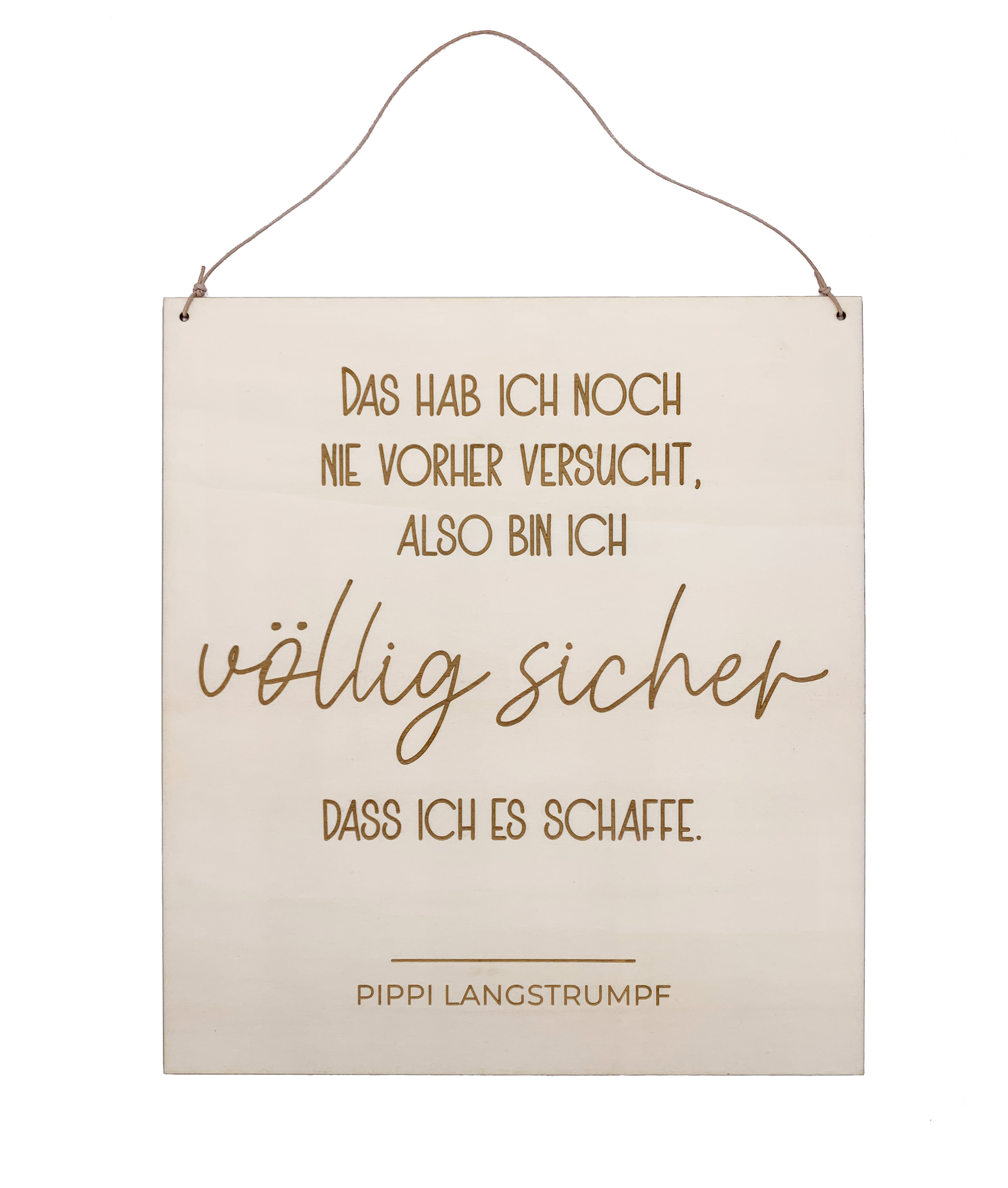 Invy Design - Motivationsschild "Das hab ich ..."