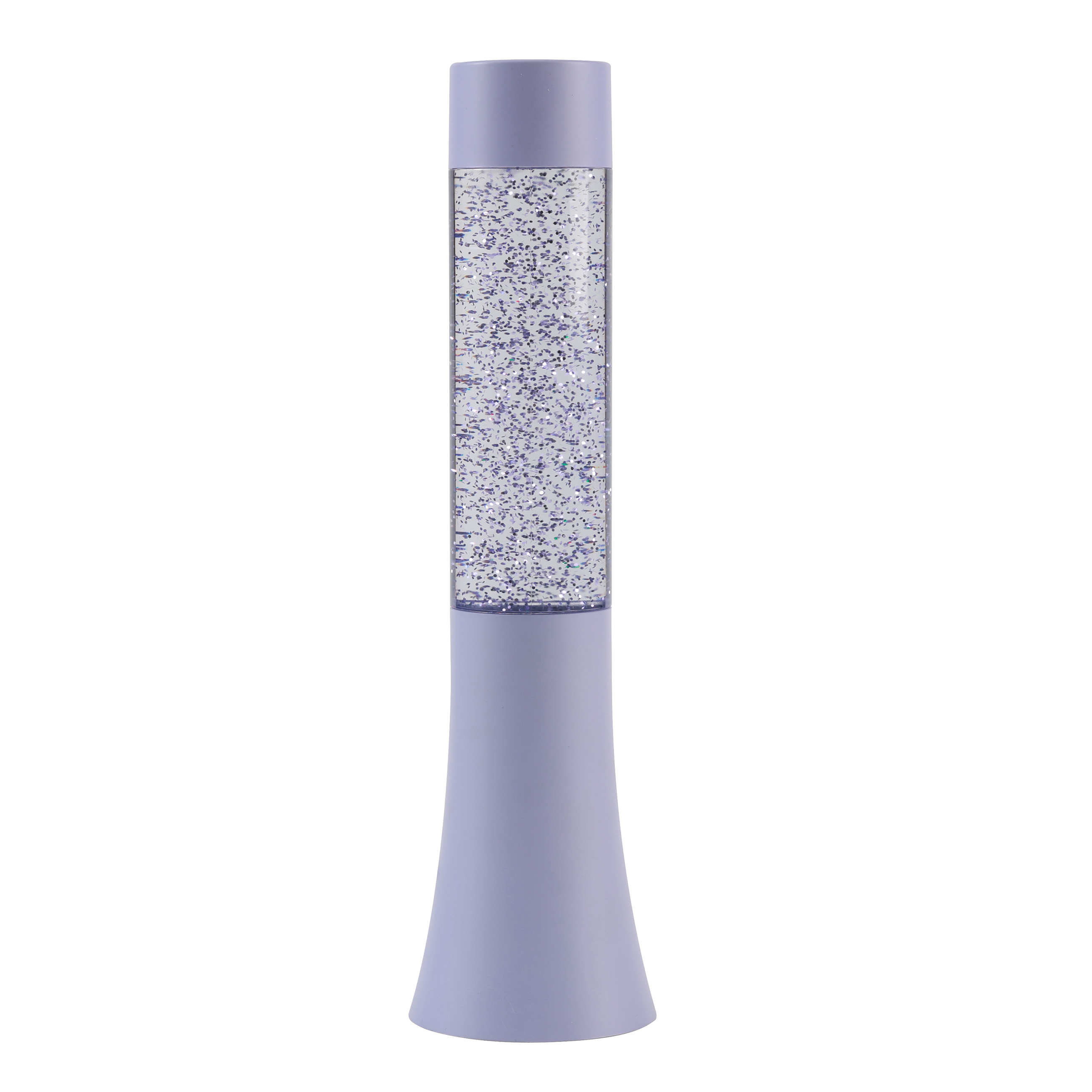 itotal - Glitterlampe Flared pastellviolett