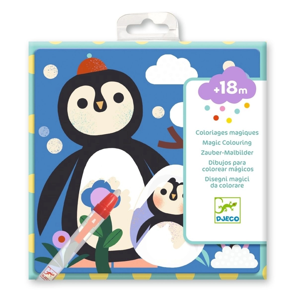 Djeco - Magisches Ausmalen: Babytiere