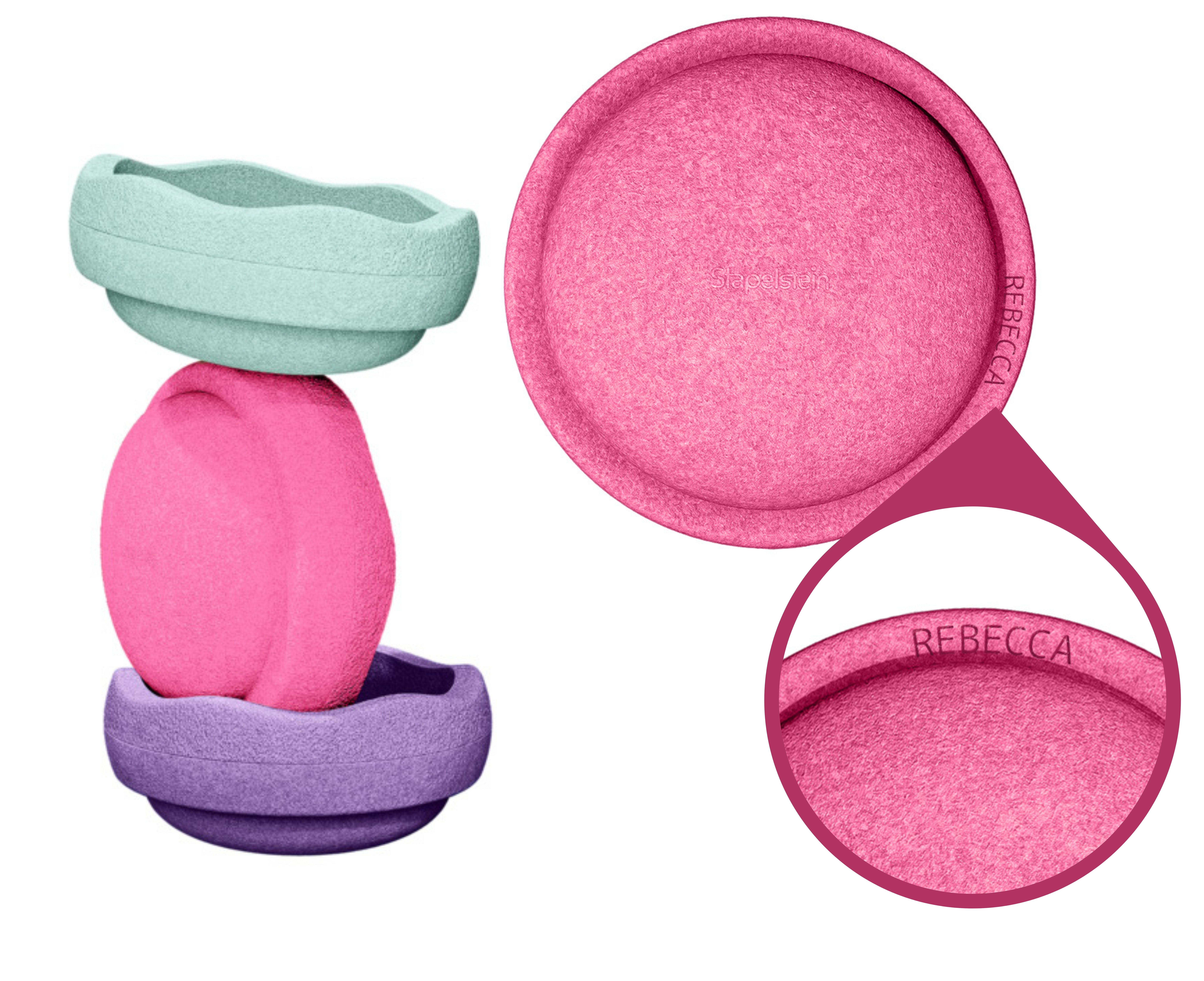 PERSO-Stapelstein-fresh Stapelstein - FRESH mit Personalisierung