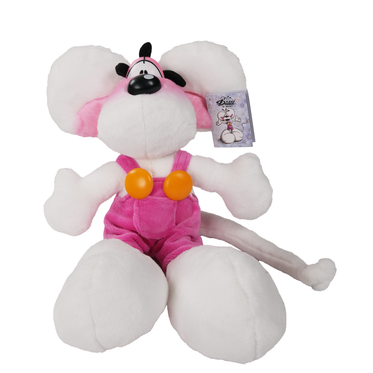 Diddl - Plüschtier Latzhose Rosa 30cm