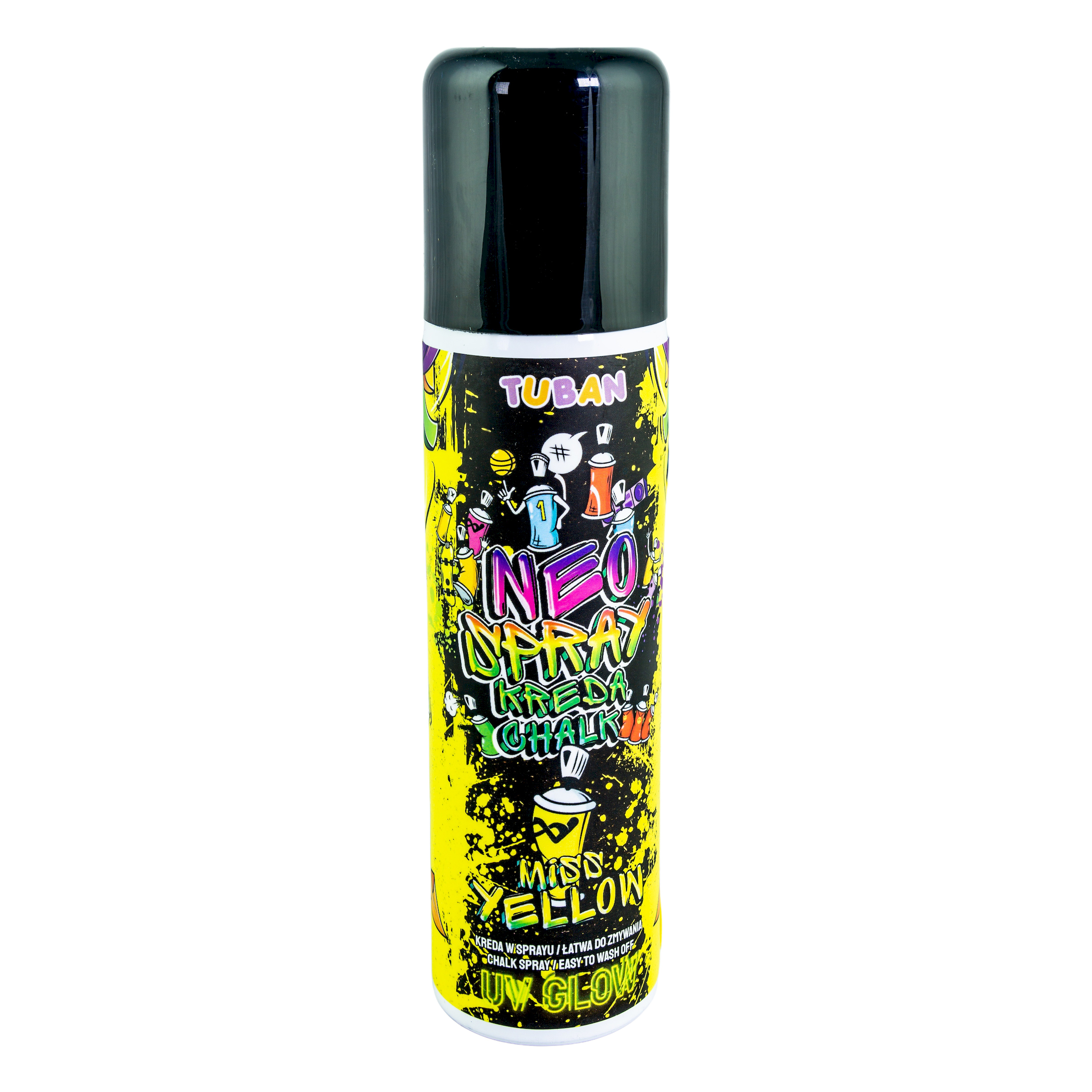 tuban_spruehkreide_gelb TUBAN - Kreidespray Neon gelb 150ml