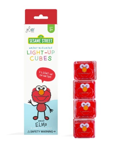 Glo Pals - Badespielzeug Cubes Elmo