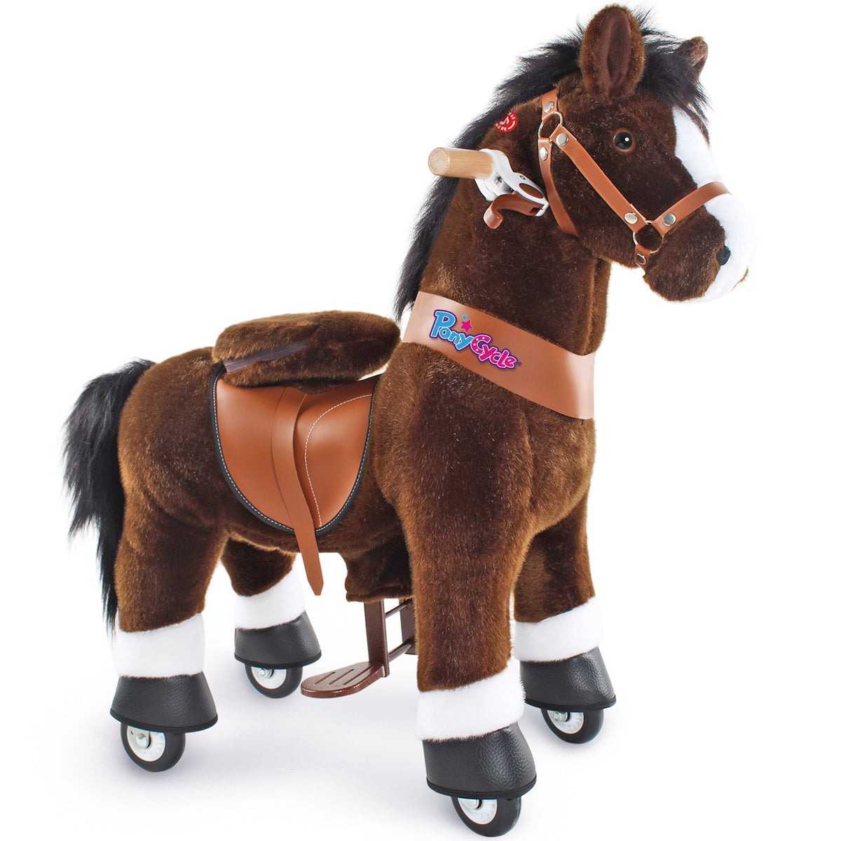 PonyCycle - Plüschpferd mit Sound dunkelbraun PonyCycle - Plüschpferd mit Sound dunkelbraun