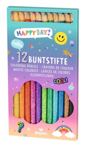 moses - Happy Day Buntstifte im Glitzerlook moses - Happy Day Buntstifte im Glitzerlook