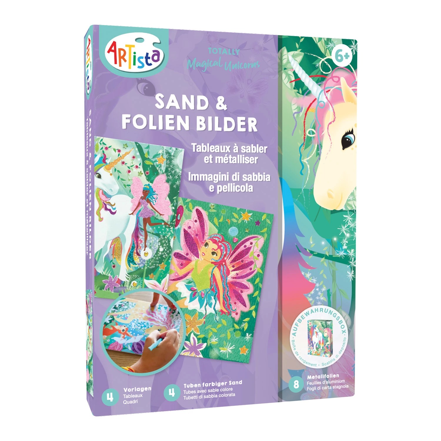 ARTista - Sand & Folien Bilder Einhorn