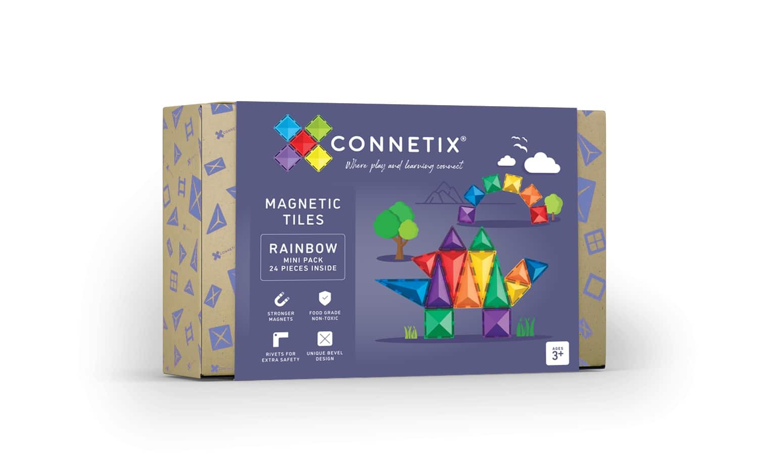 connetix - Magnetbausteine Rainbow Mini Pack 24-tlg.