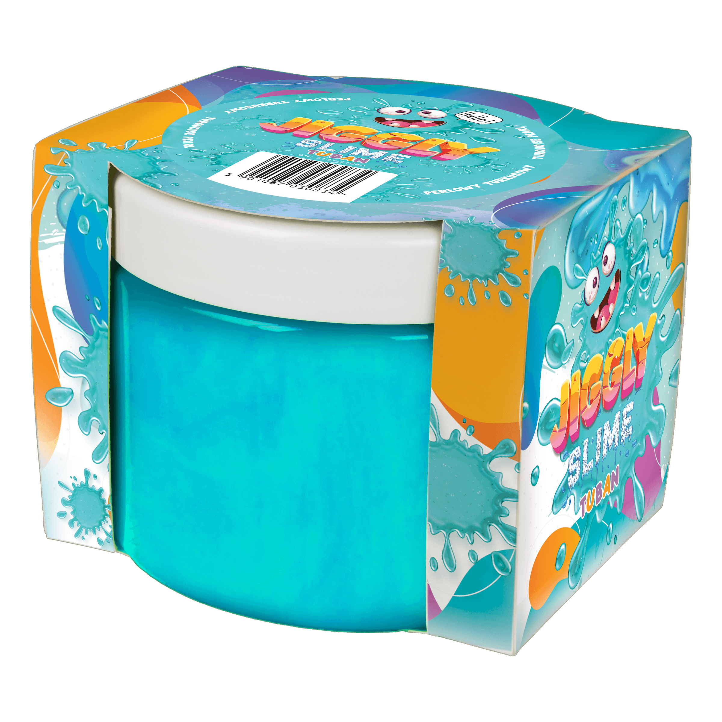 tuban_jiggly-slime_pearl-turquoise TUBAN - Jiggly Slime "Pearl Turquiose" 500g