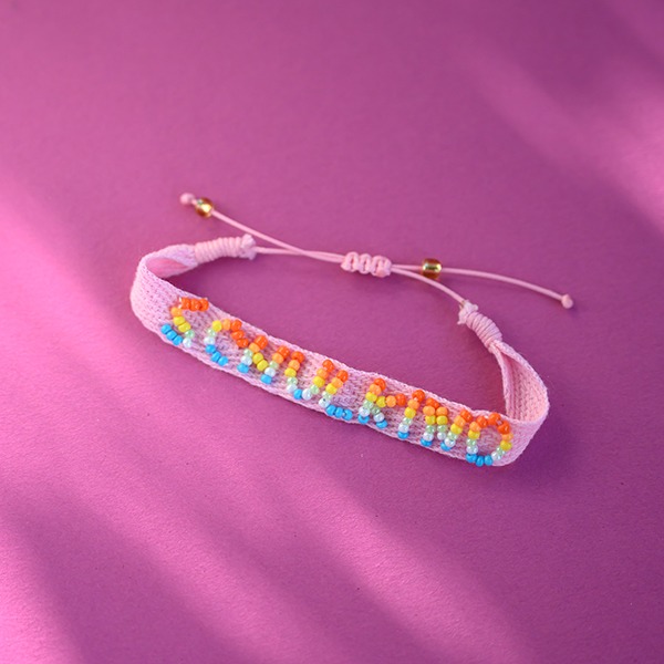 ava&yves - Armband Schulkind Rosa gewerbt